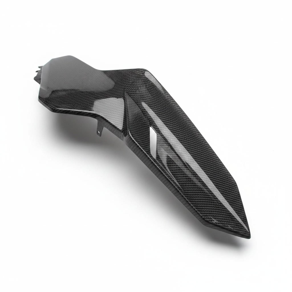 Carbon fibre tank shroud panel
